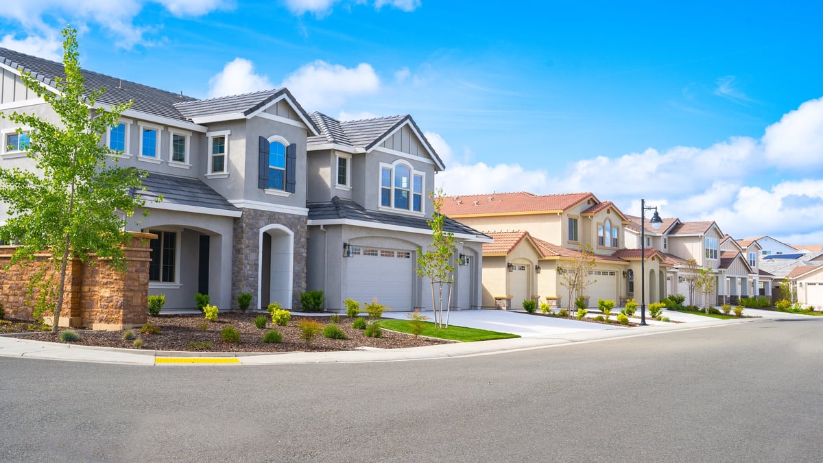 California residential neighborhood